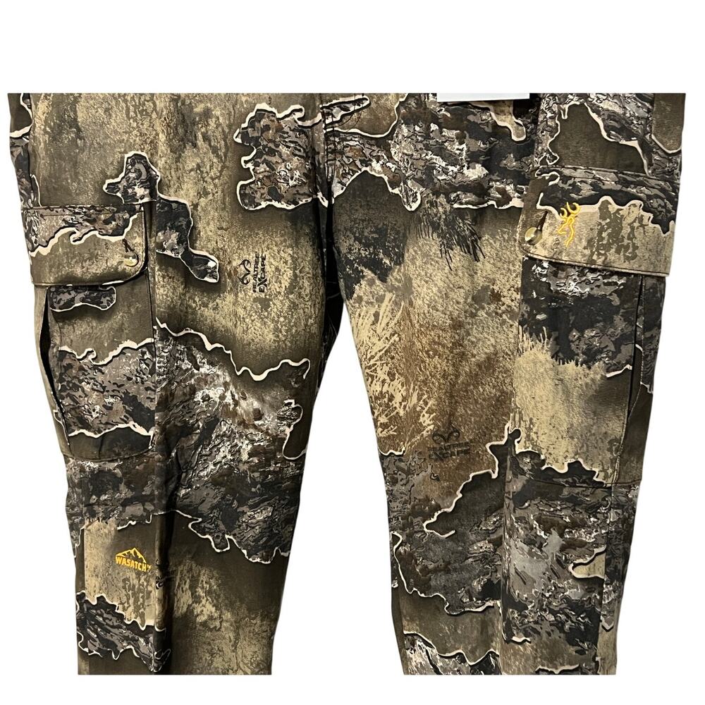 Browning Mens 2XLarge Wasatch 6 Pocket Realtree eXcape Camo Hunting Pants New - Picture 7 of 15